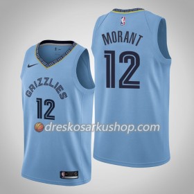 Muški NBA Dres Memphis Grizzlies Ja Morant 12 Nike 2019-20 Statement Edition Swingman